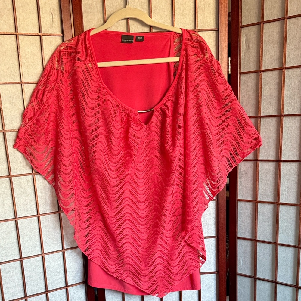 Covington Poncho Blouse size 3X